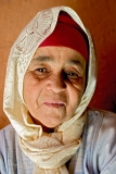 Old lady head and shoulders Ait Benhaddou morocco