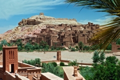 View of Ait Benhaddou ksar morocco